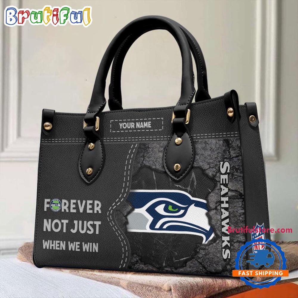 Sportswearmerch Seattle Seahawks NFL Women's Leather Bag For Fan