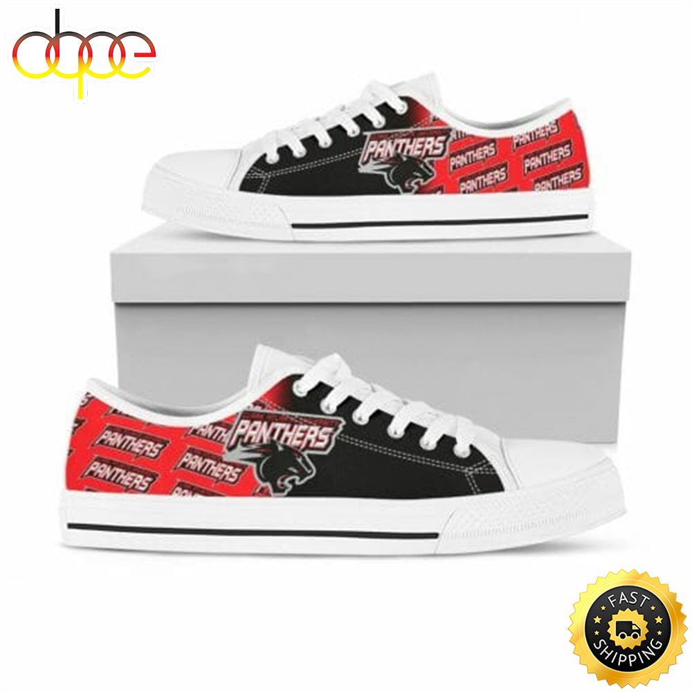 Sportswearmerch SIAC Clark Atlanta University Panthers Low Top Canvas Sneakers Shoes For Men And Women