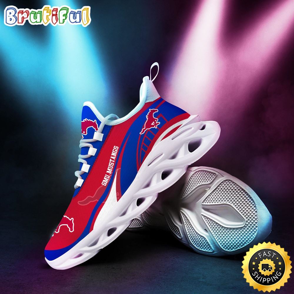 Sportswearmerch SMU Mustangs NCAA Sneakers Max Soul Shoes For Fan