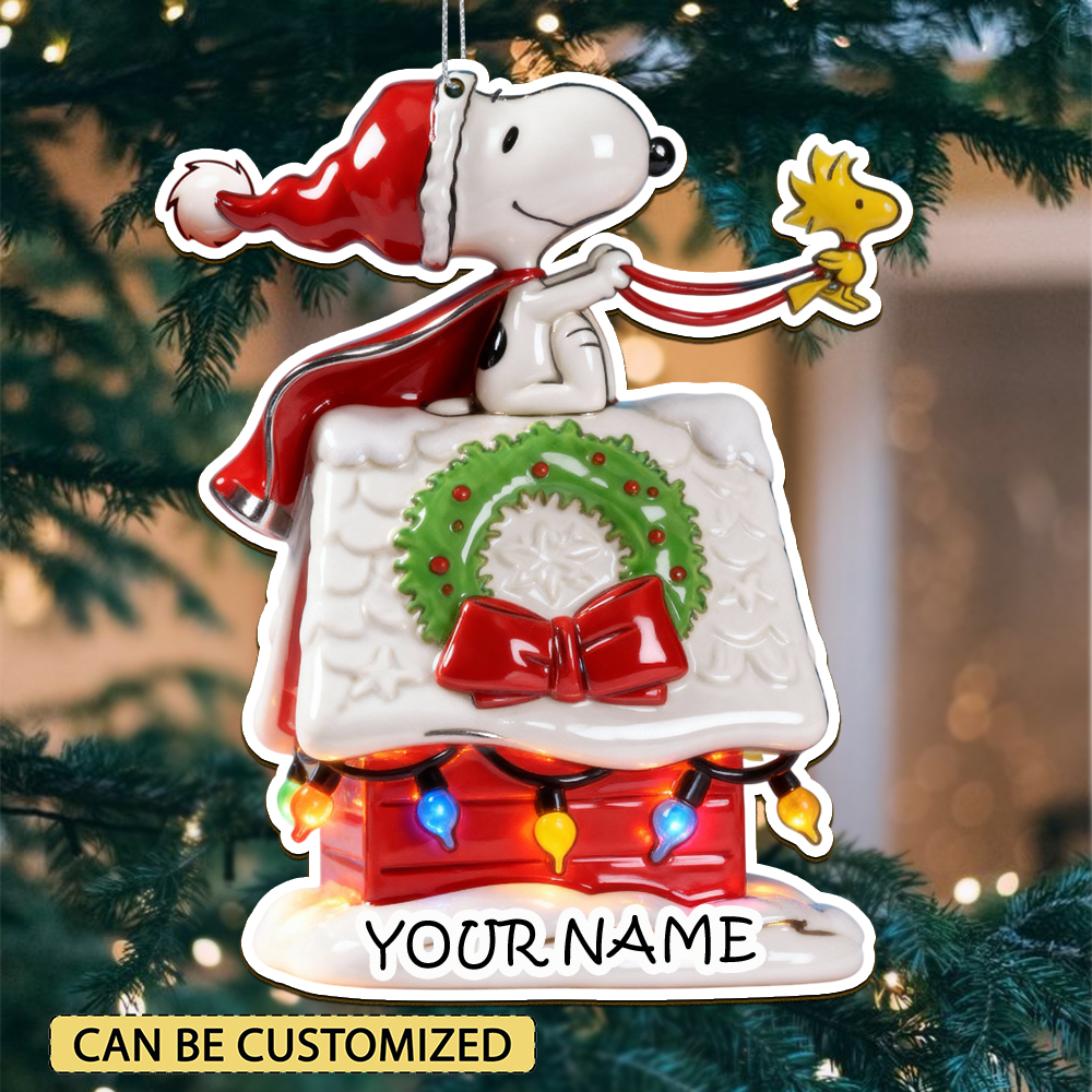 Sportswearmerch Snoopy x Christmas Acrylic Ornament Gift For Fan