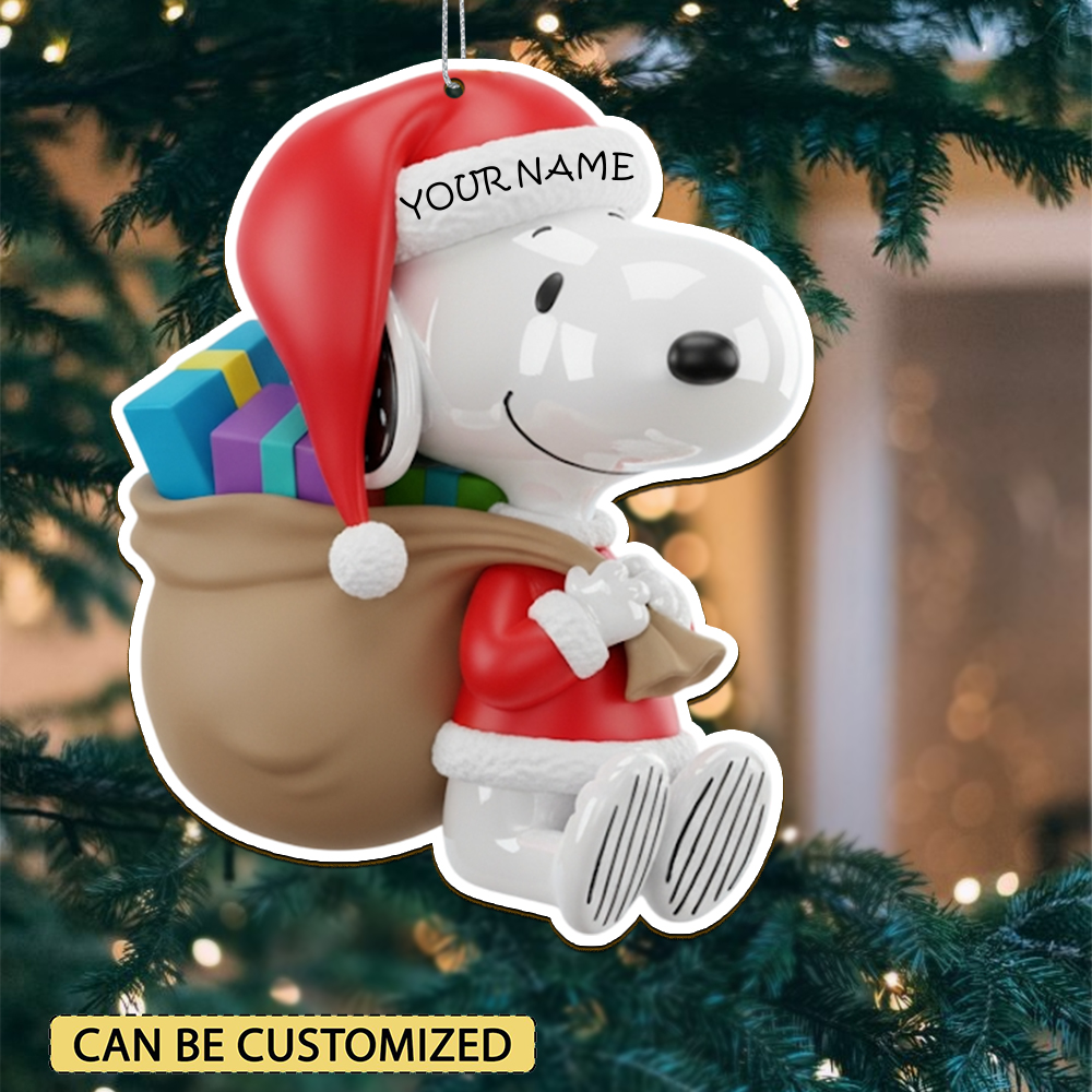 Sportswearmerch Snoopy x Christmas Acrylic Ornament Gift For Fan