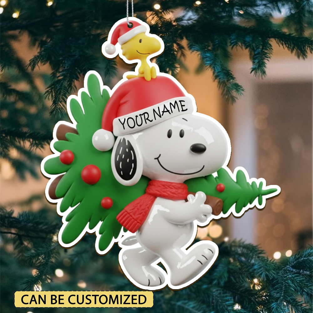 Sportswearmerch Snoopy x Christmas Acrylic Ornament Gift For Fan