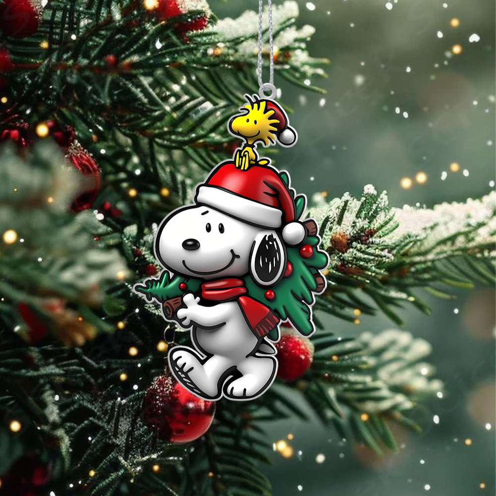 Sportswearmerch Snoopy x Christmas Acrylic Ornament Gift For Fans