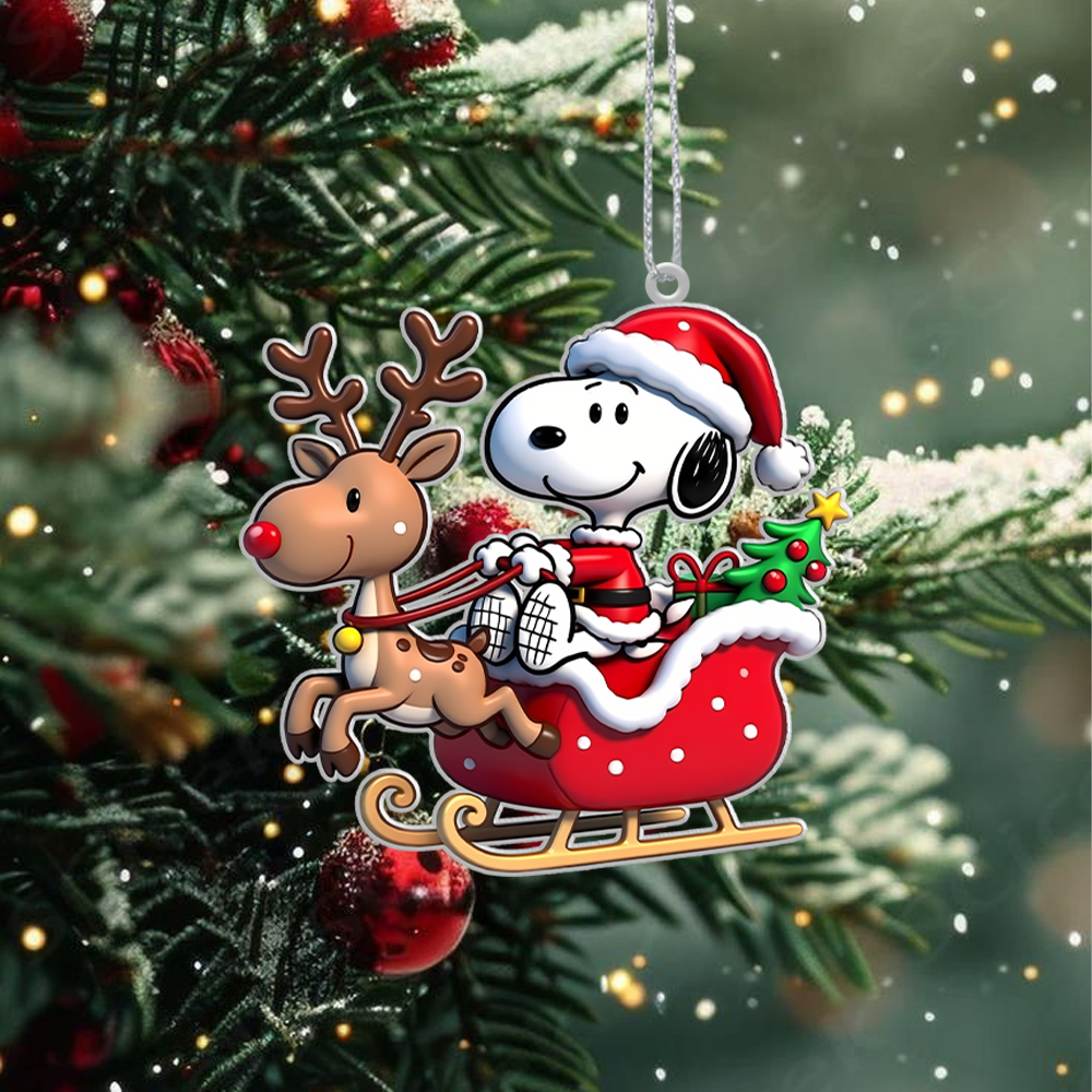 Sportswearmerch Snoopy x Christmas Acrylic Ornament Gift For Fans