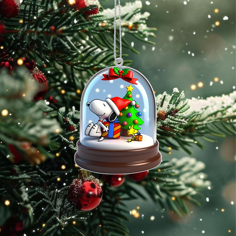 Sportswearmerch Snoopy x Christmas Acrylic Ornament Gift For Fans