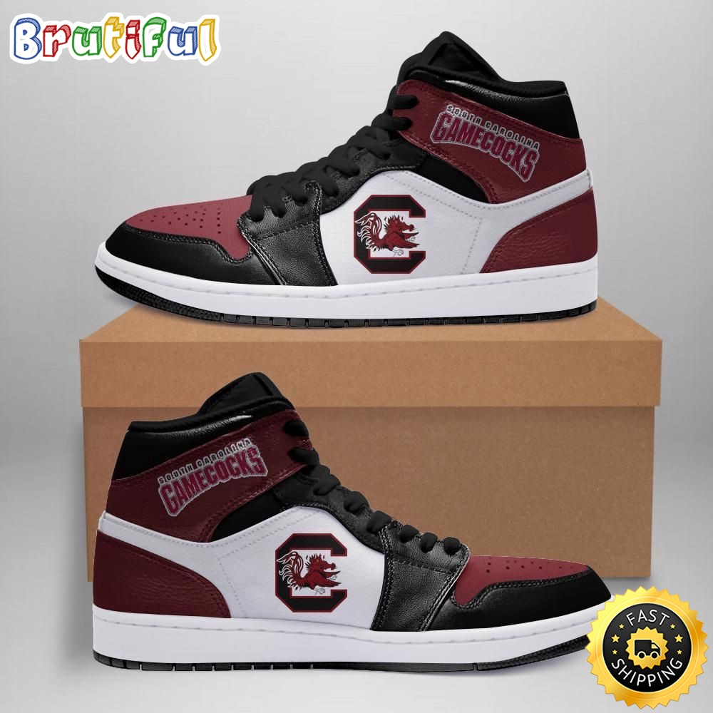 Sportswearmerch South Carolina Gamecocks NCAA AJ1 High Sneakers Shoes For Men And Women