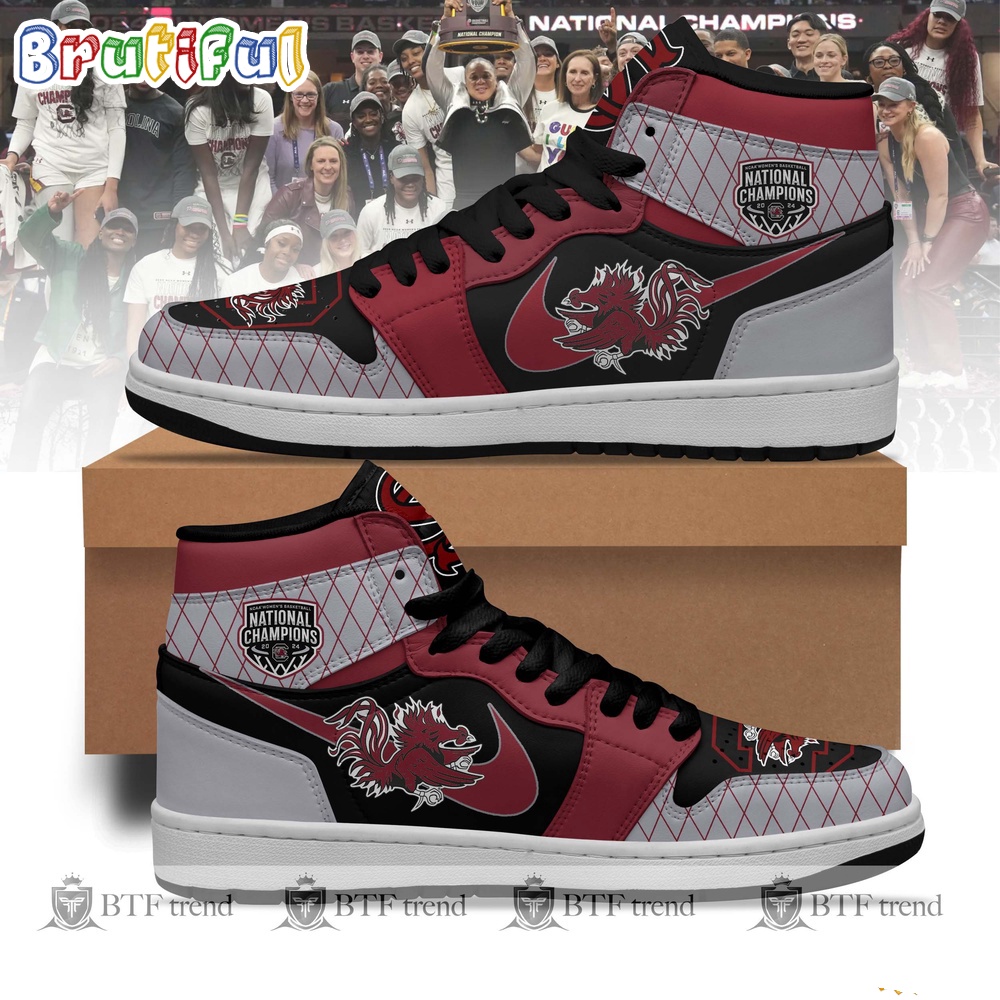 Sportswearmerch South Carolina Gamecocks NCAA AJ1 High Sneakers Shoes For Men And Women