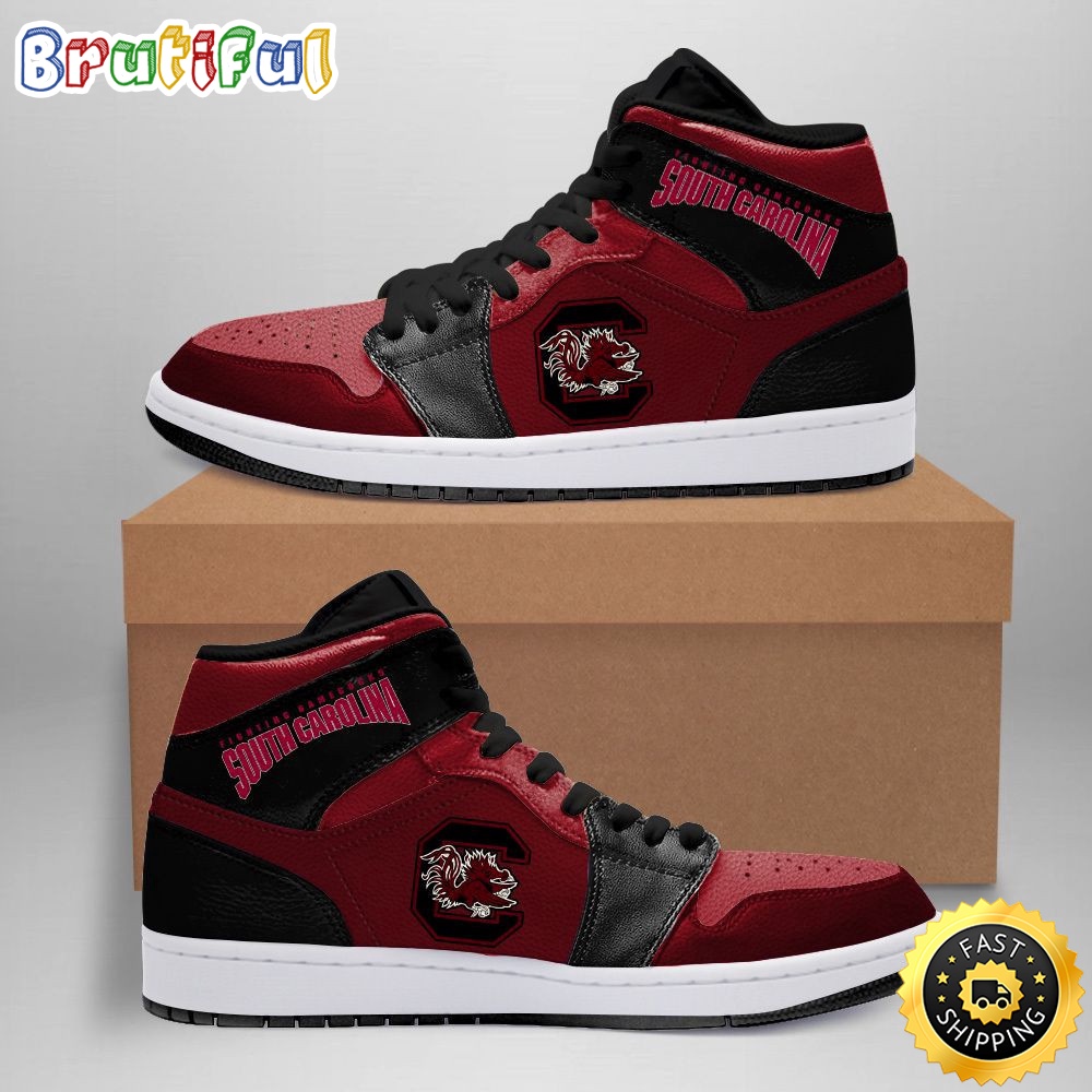 Sportswearmerch South Carolina Gamecocks NCAA AJ1 High Sneakers Shoes For Men And Women