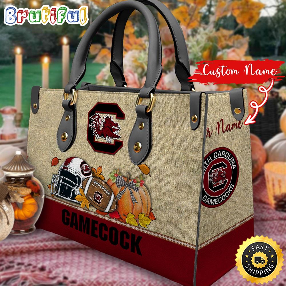 Sportswearmerch South Carolina Gamecocks NCAA Autumn Leather Handbag For Fan