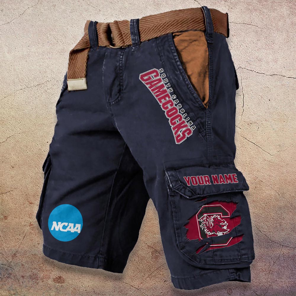 Sportswearmerch South Carolina Gamecocks NCAA Denim Short For Fan