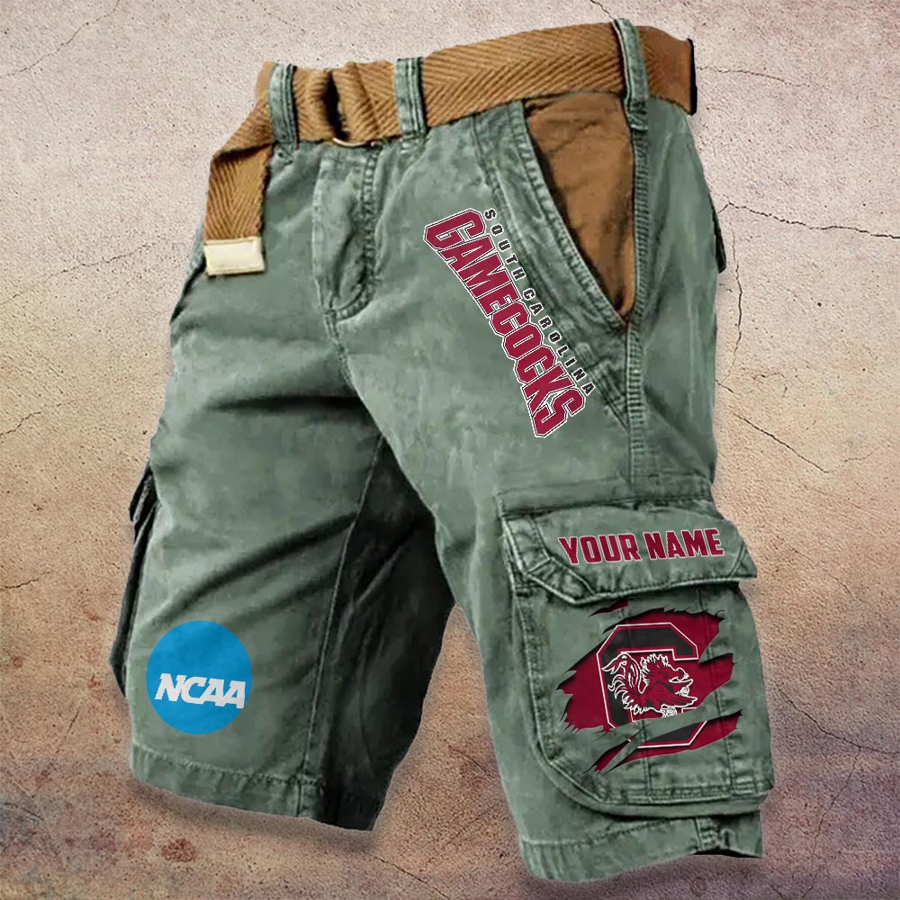 Sportswearmerch South Carolina Gamecocks NCAA Denim Short For Fan