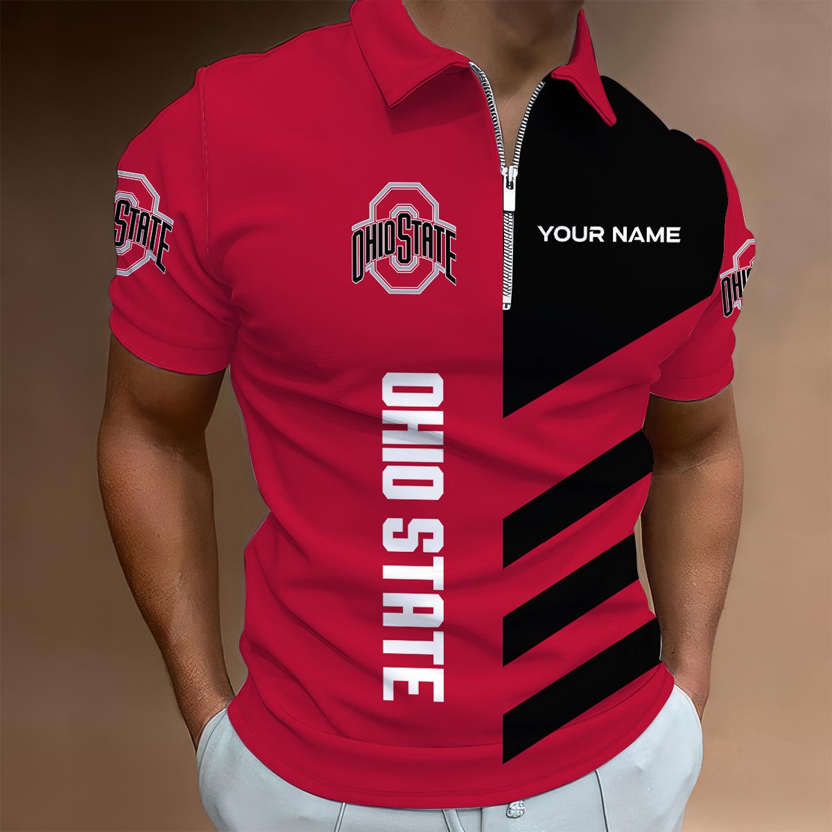 Sportswearmerch South Carolina Gamecocks NCAA Lapel Zip Polo Shirt For Fan