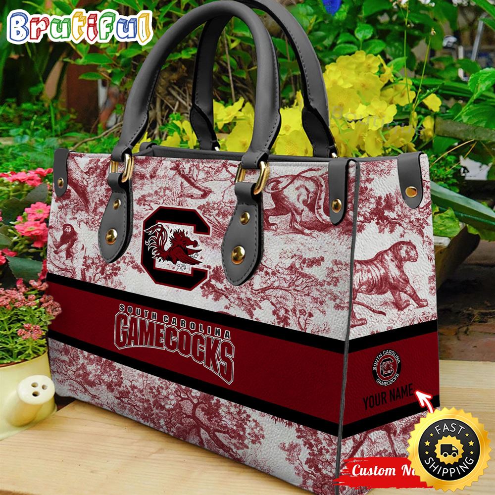 Sportswearmerch South Carolina Gamecocks NCAA Leather Handbag For Fan