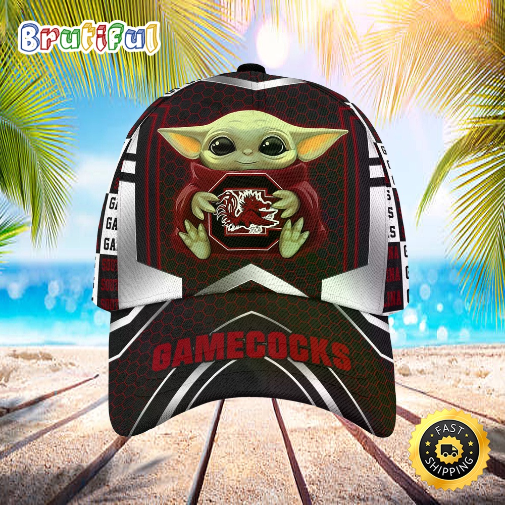 Sportswearmerch South Carolina Gamecocks NCAA x Baby Yoda Classic Cap For Fan