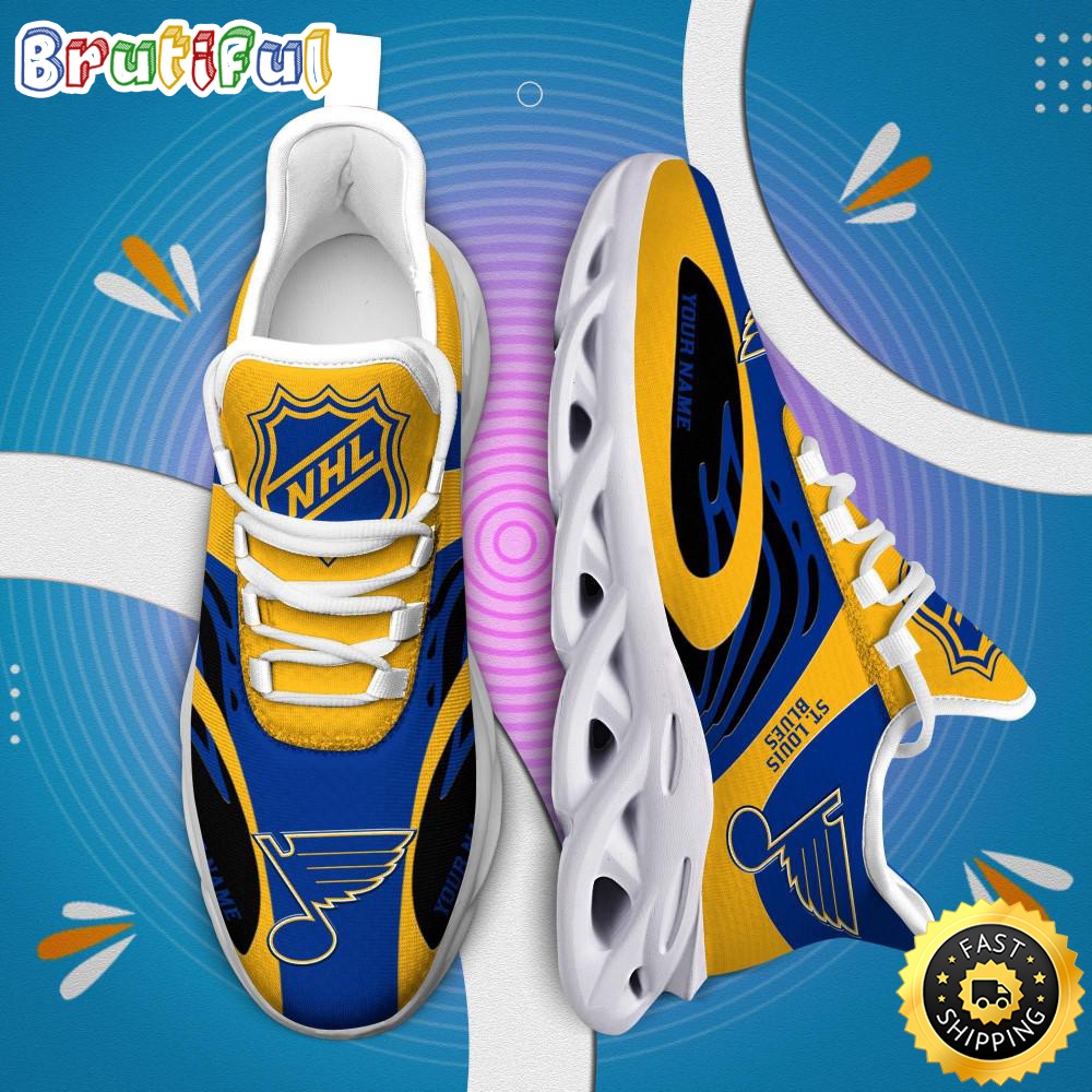 Sportswearmerch St. Louis Blues NHL Max Soul Shoes For Fan