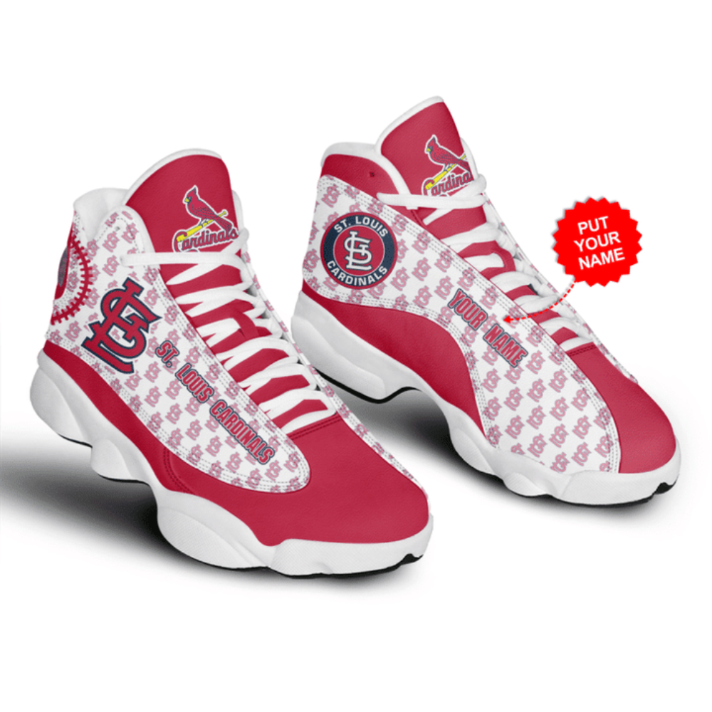 Sportswearmerch St. Louis Cardinals MLB AJ13 Sneakers Shoes For Men And Women