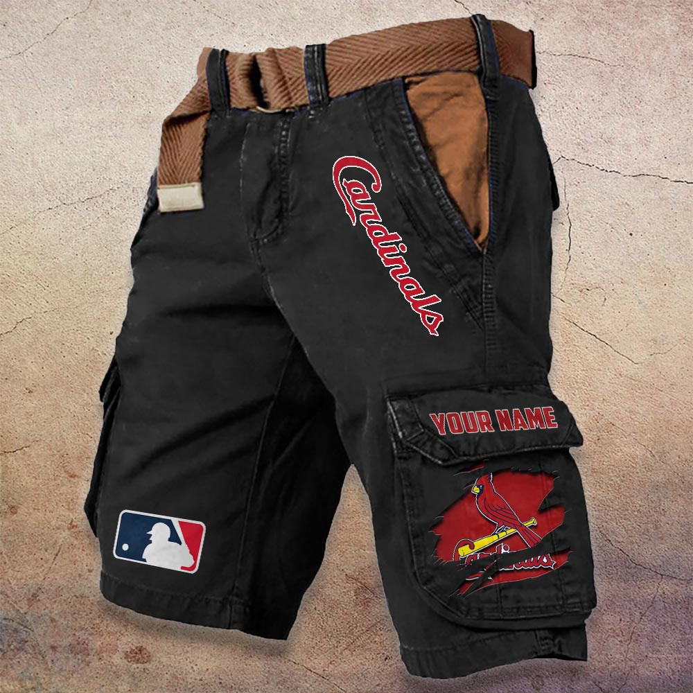 Sportswearmerch St. Louis Cardinals MLB Denim Short For Fan