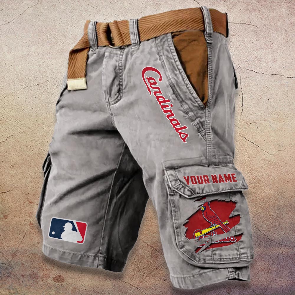 Sportswearmerch St. Louis Cardinals MLB Denim Short For Fan