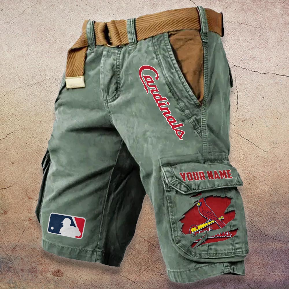 Sportswearmerch St. Louis Cardinals MLB Denim Short For Fan