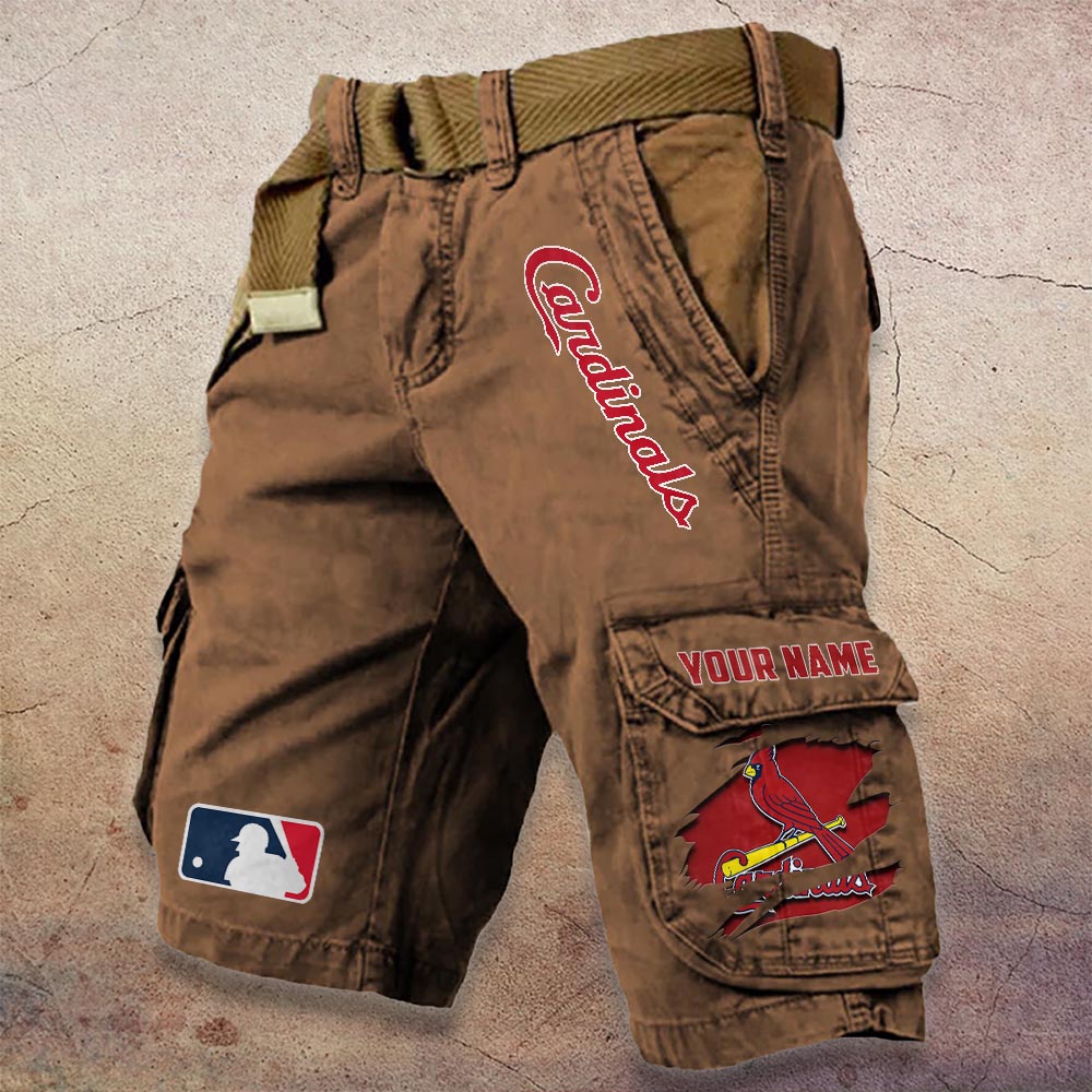Sportswearmerch St. Louis Cardinals MLB Denim Short For Fan