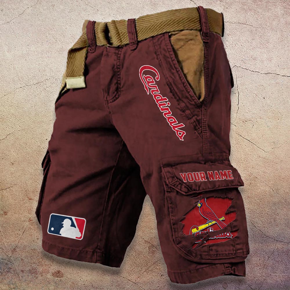 Sportswearmerch St. Louis Cardinals MLB Denim Short For Fan