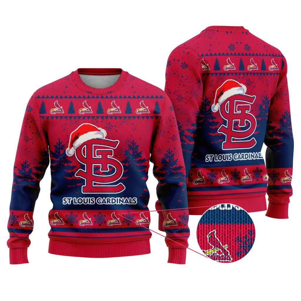 Sportswearmerch St. Louis Cardinals MLB Funny Christmas Ugly Sweater For Fans