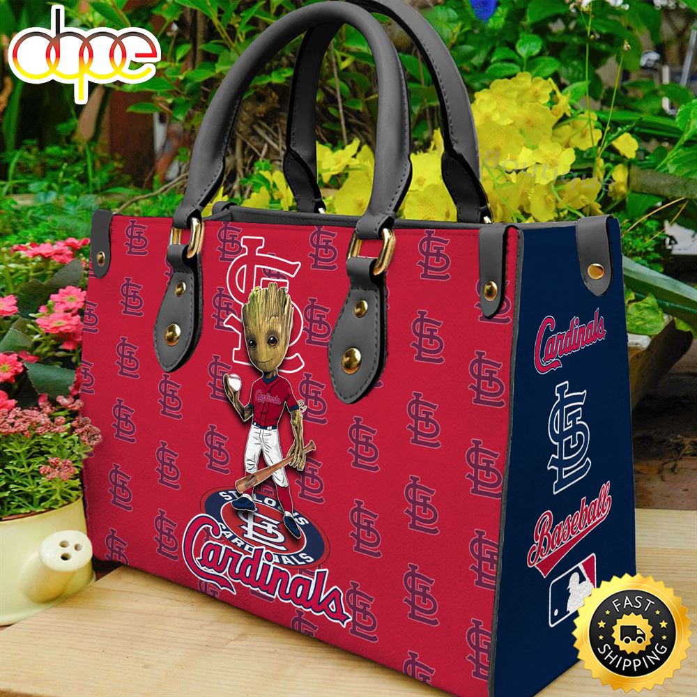 Sportswearmerch St. Louis Cardinals MLB Groot Women Leather Hand Bag For Fan
