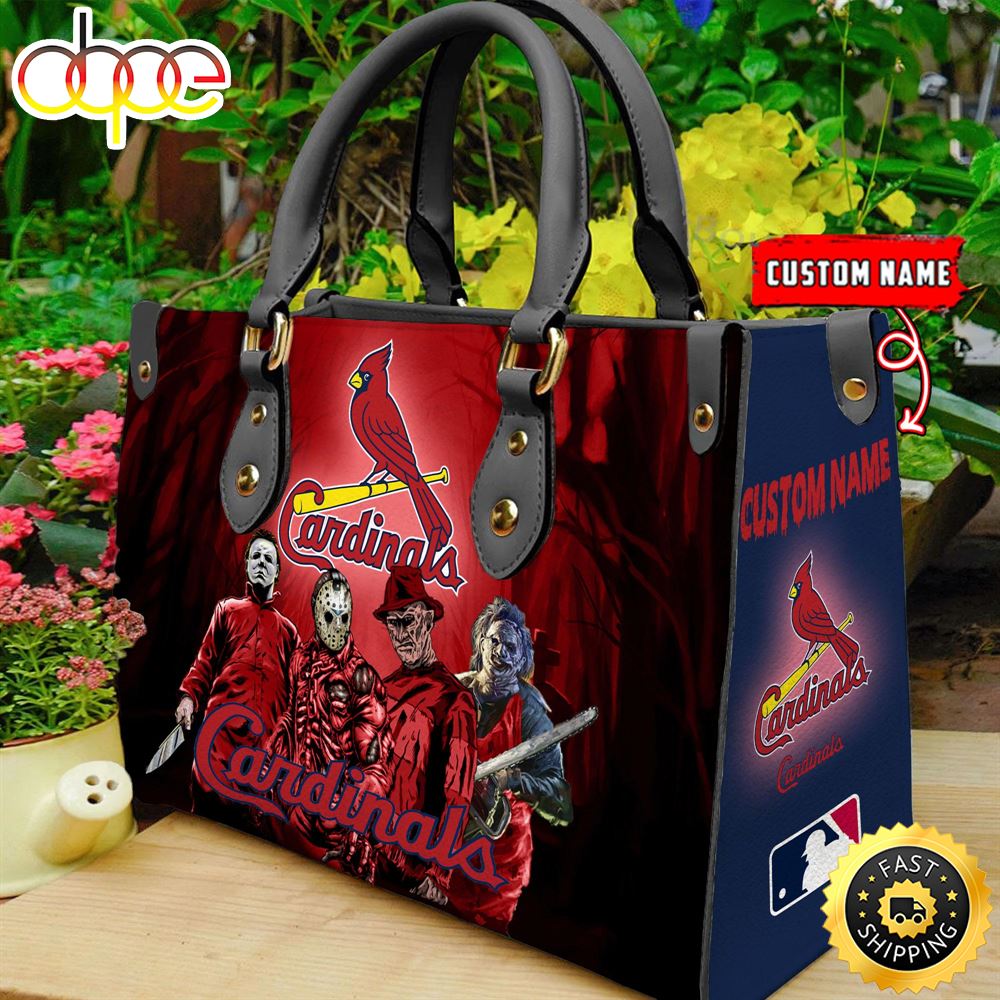 Sportswearmerch St. Louis Cardinals MLB Women Leather Hand Bag For Fan