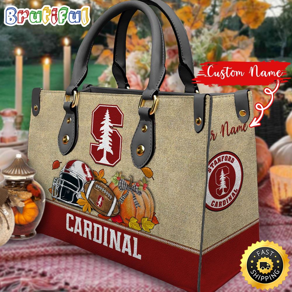 Sportswearmerch Stanford Cardinal NCAA Autumn Leather Handbag For Fan