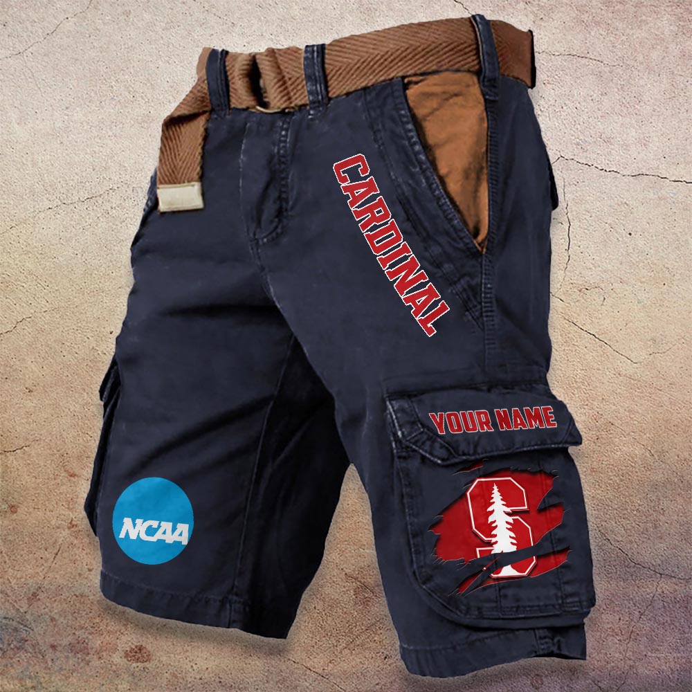 Sportswearmerch Stanford Cardinal NCAA Denim Short For Fan