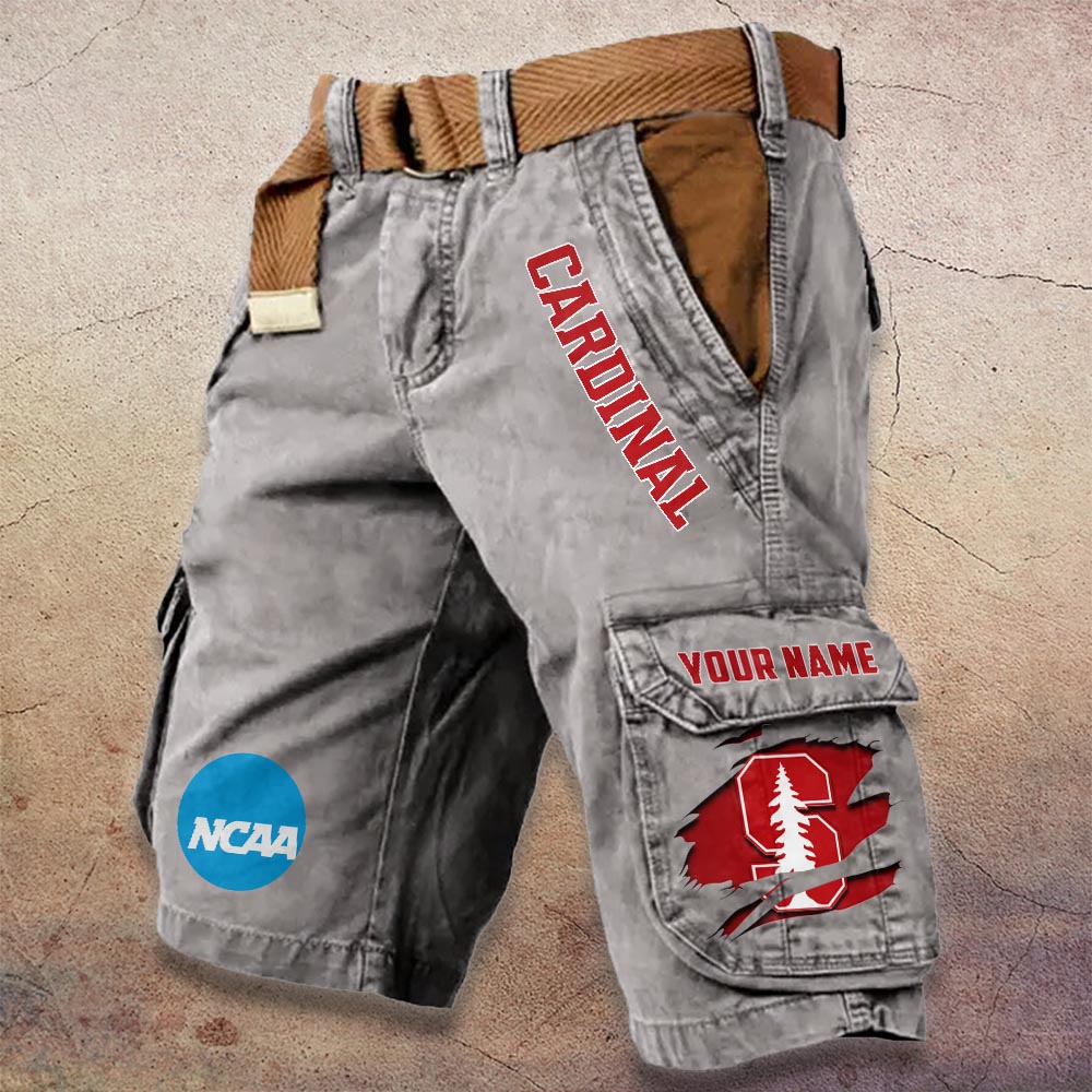 Sportswearmerch Stanford Cardinal NCAA Denim Short For Fan