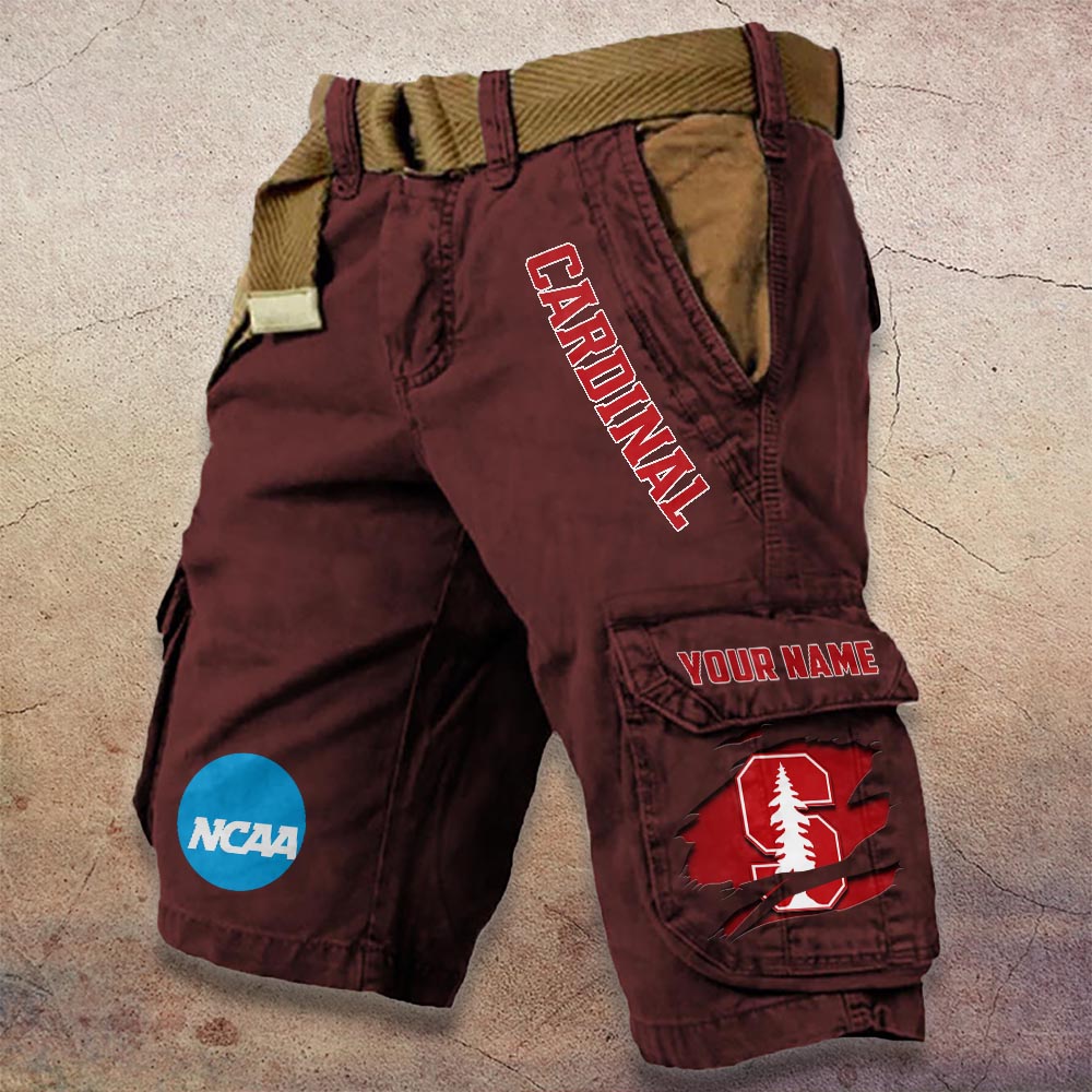 Sportswearmerch Stanford Cardinal NCAA Denim Short For Fan