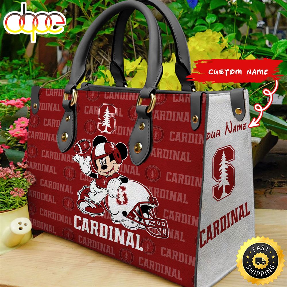 Sportswearmerch Stanford Cardinal NCAA Mickey Leather Bag For Fan