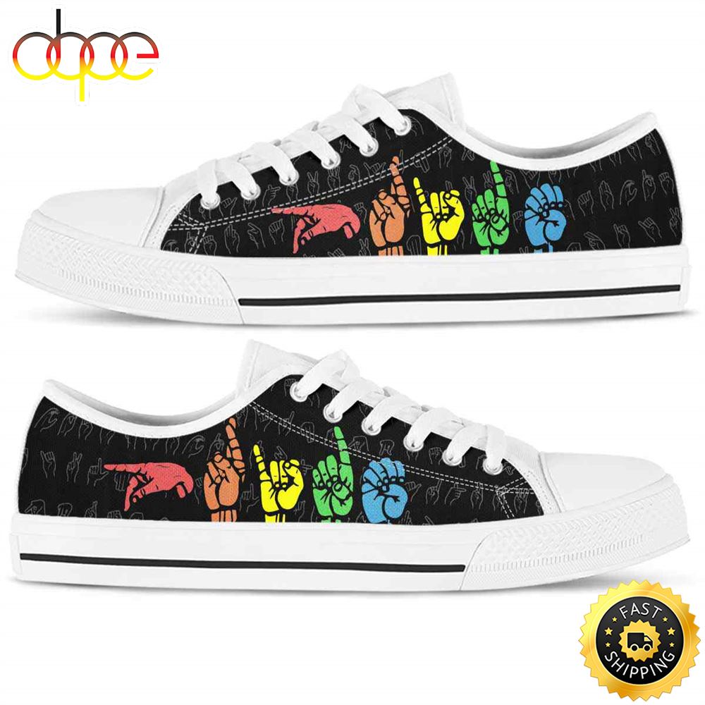 Sportswearmerch Step Out In Style With Custom LGBT Shoes Low Top Canvas Sneakers Shoes For Men And Women