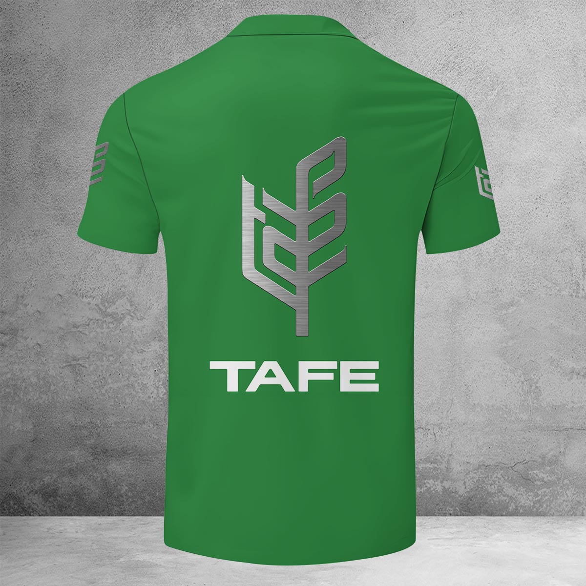 Sportswearmerch Tafe Tractor Lapel Zip Polo Shirt For Fan