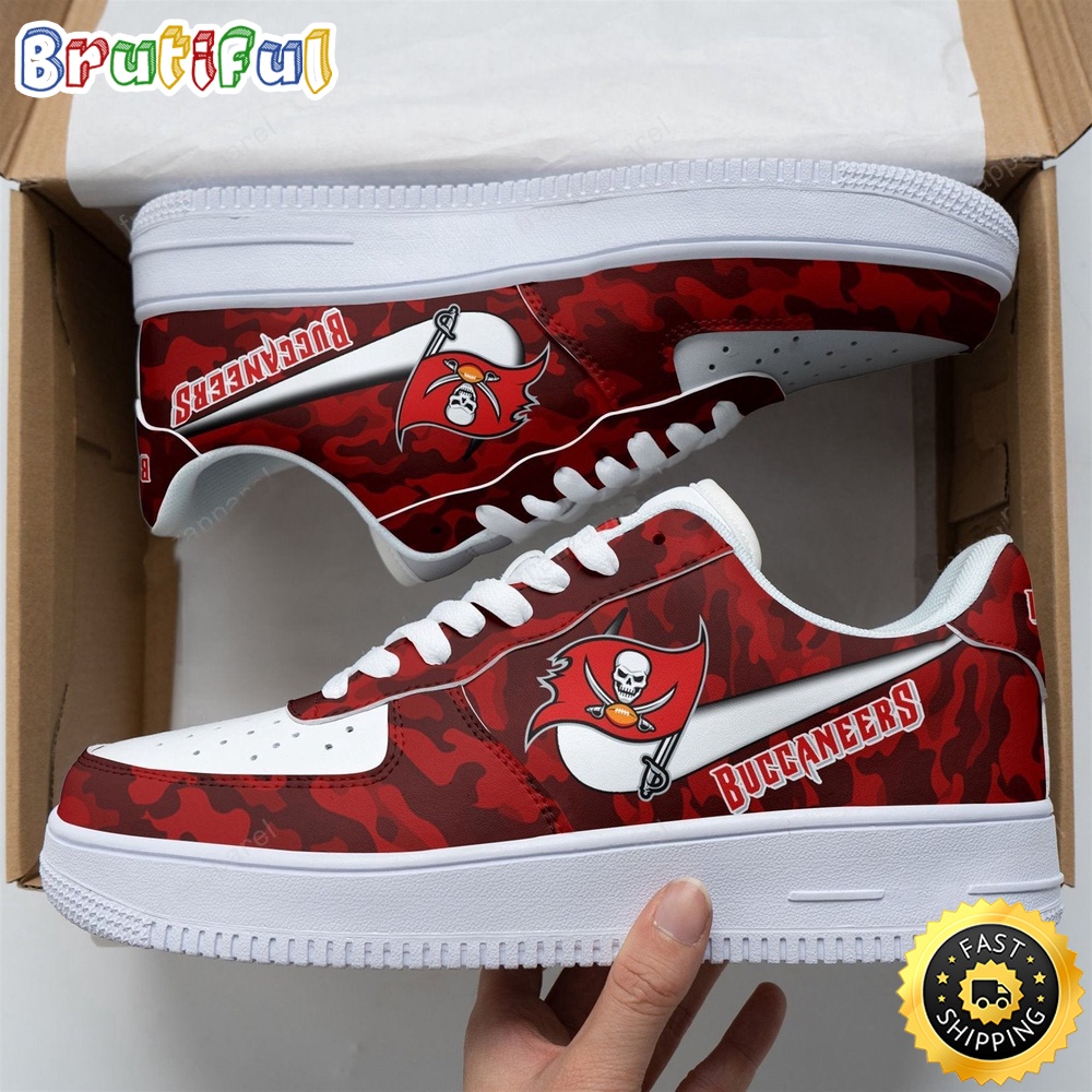 Sportswearmerch Tampa Bay Buccaneers NFL Air Low-Top Sneakers Shoes For Men And Women