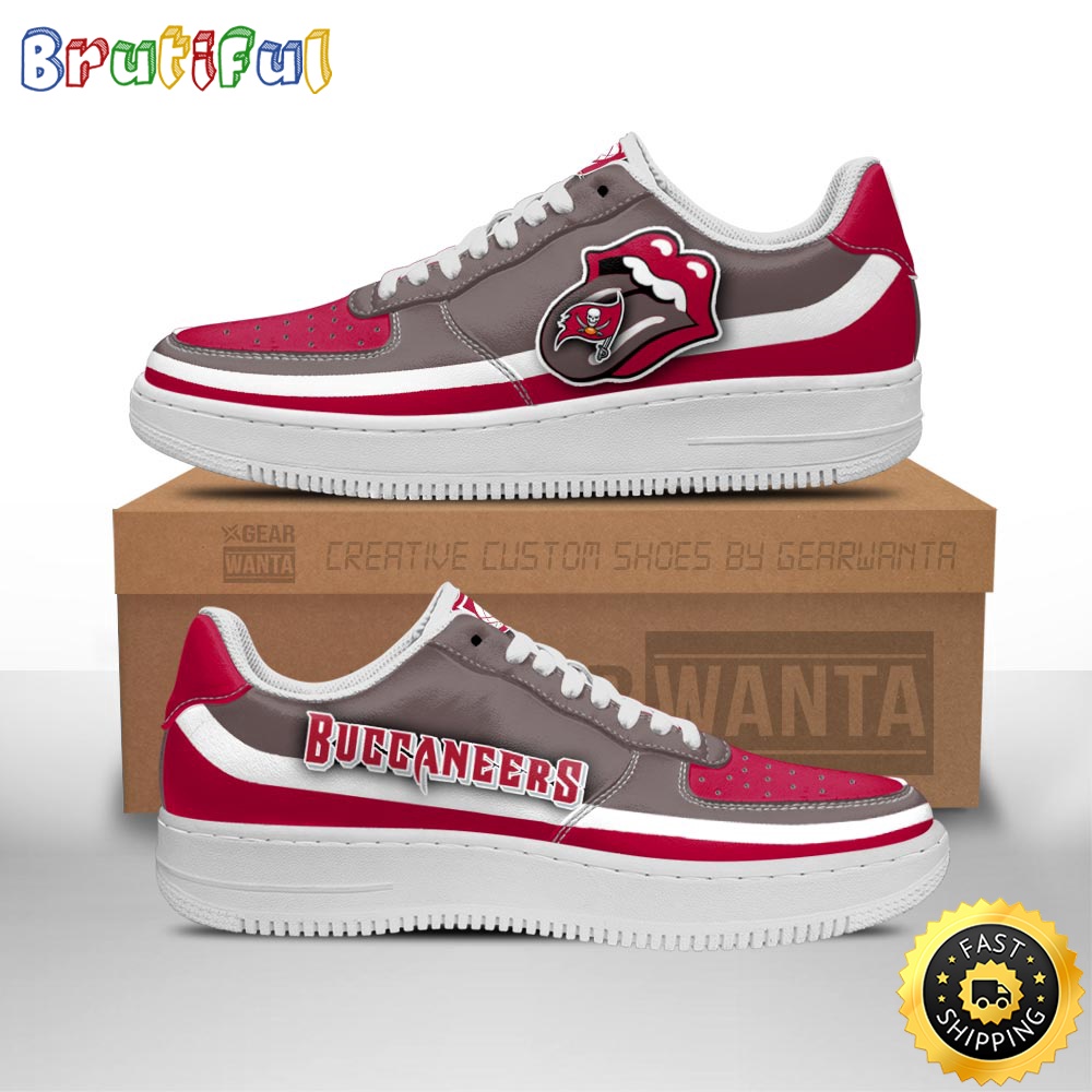 Sportswearmerch Tampa Bay Buccaneers NFL Air Low-Top Sneakers Shoes For Men And Women