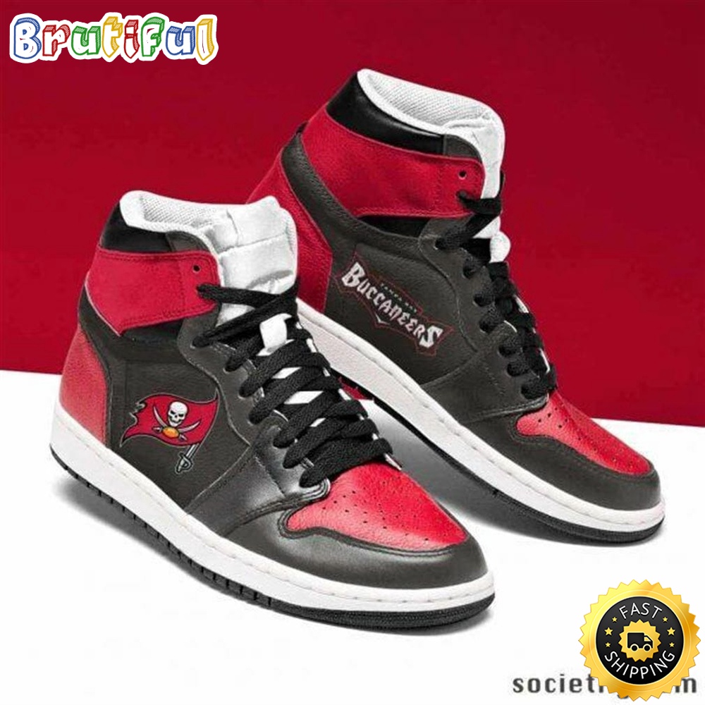 Sportswearmerch Tampa Bay Buccaneers NFL AJ1 High Sneakers Shoes For Men And Women