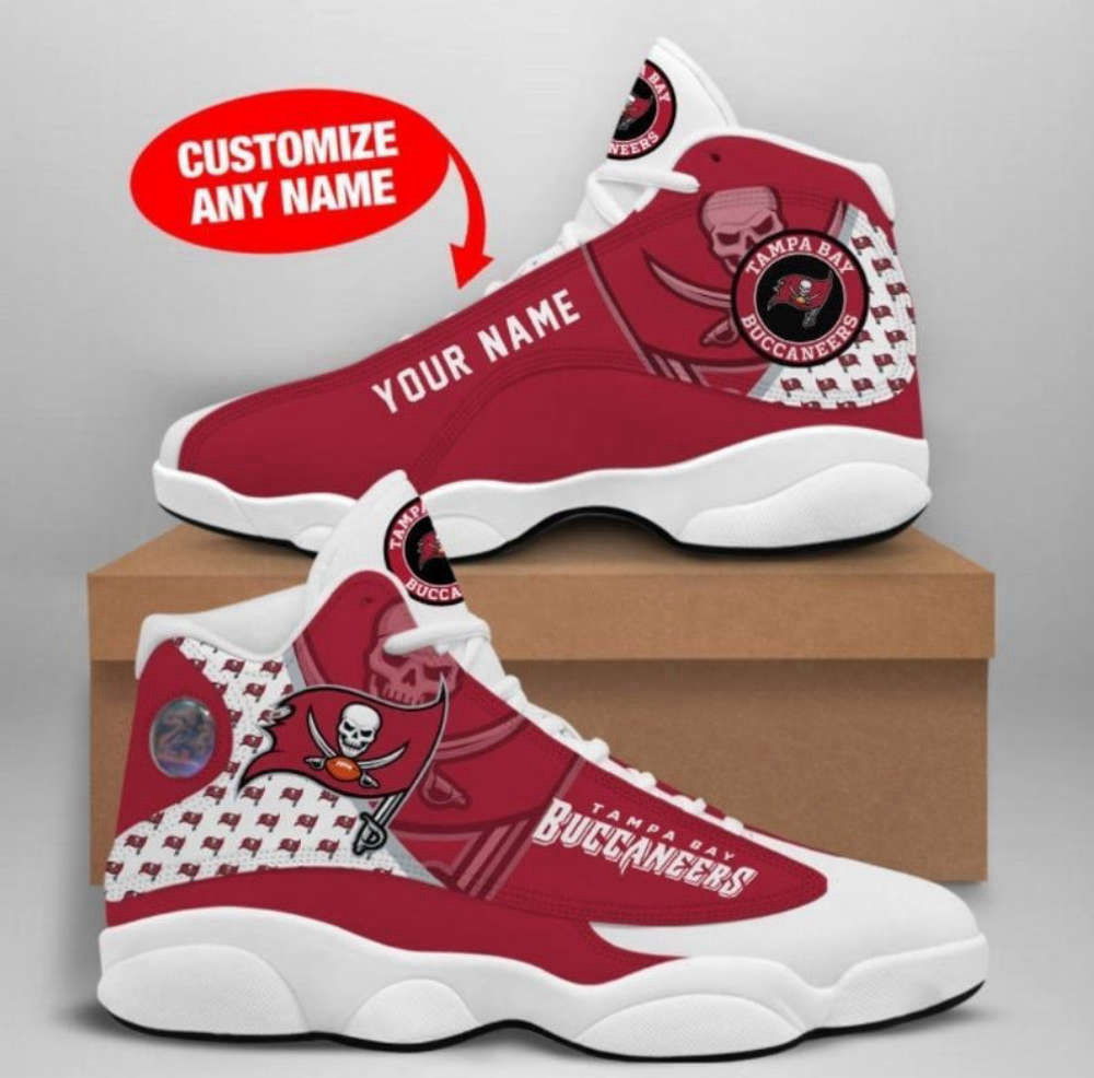 Sportswearmerch Tampa Bay Buccaneers NFL AJ13 Sneakers Shoes For Men And Women