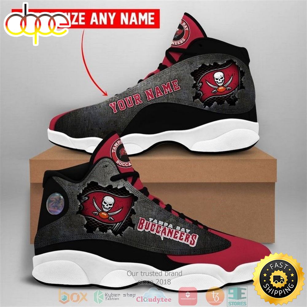 Sportswearmerch Tampa Bay Buccaneers NFL AJ13 Sneakers Shoes For Men And Women