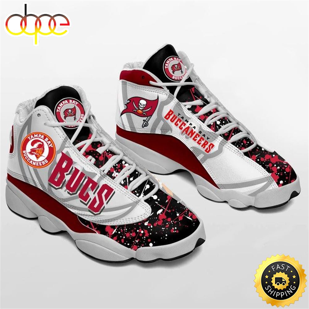 Sportswearmerch Tampa Bay Buccaneers NFL AJ13 Sneakers Shoes For Men And Women