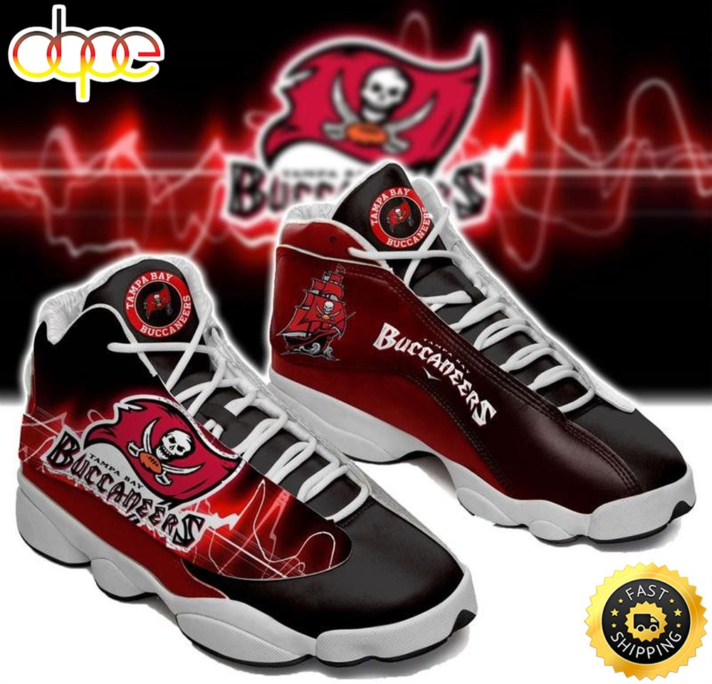 Sportswearmerch Tampa Bay Buccaneers NFL AJ13 Sneakers Shoes For Men And Women
