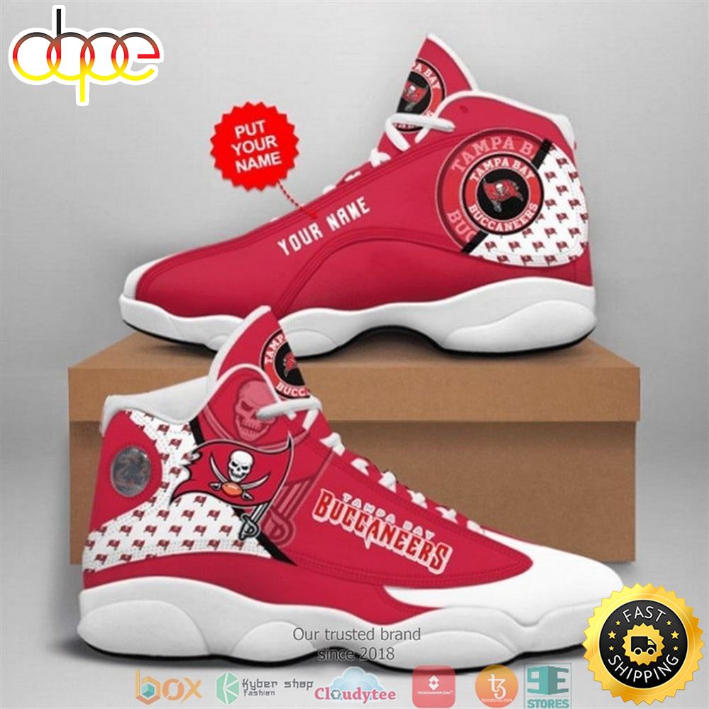 Sportswearmerch Tampa Bay Buccaneers NFL AJ13 Sneakers Shoes For Men And Women