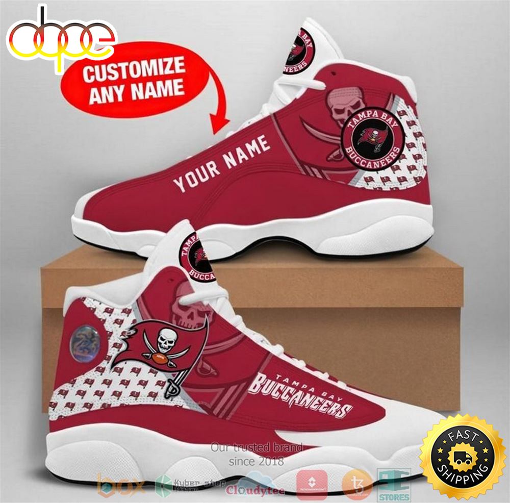 Sportswearmerch Tampa Bay Buccaneers NFL AJ13 Sneakers Shoes For Men And Women