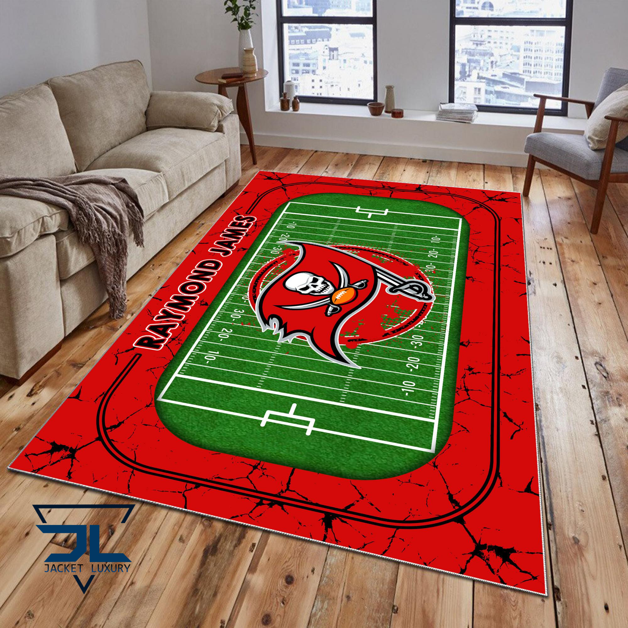 Sportswearmerch Tampa Bay Buccaneers NFL Area Rug For Fan