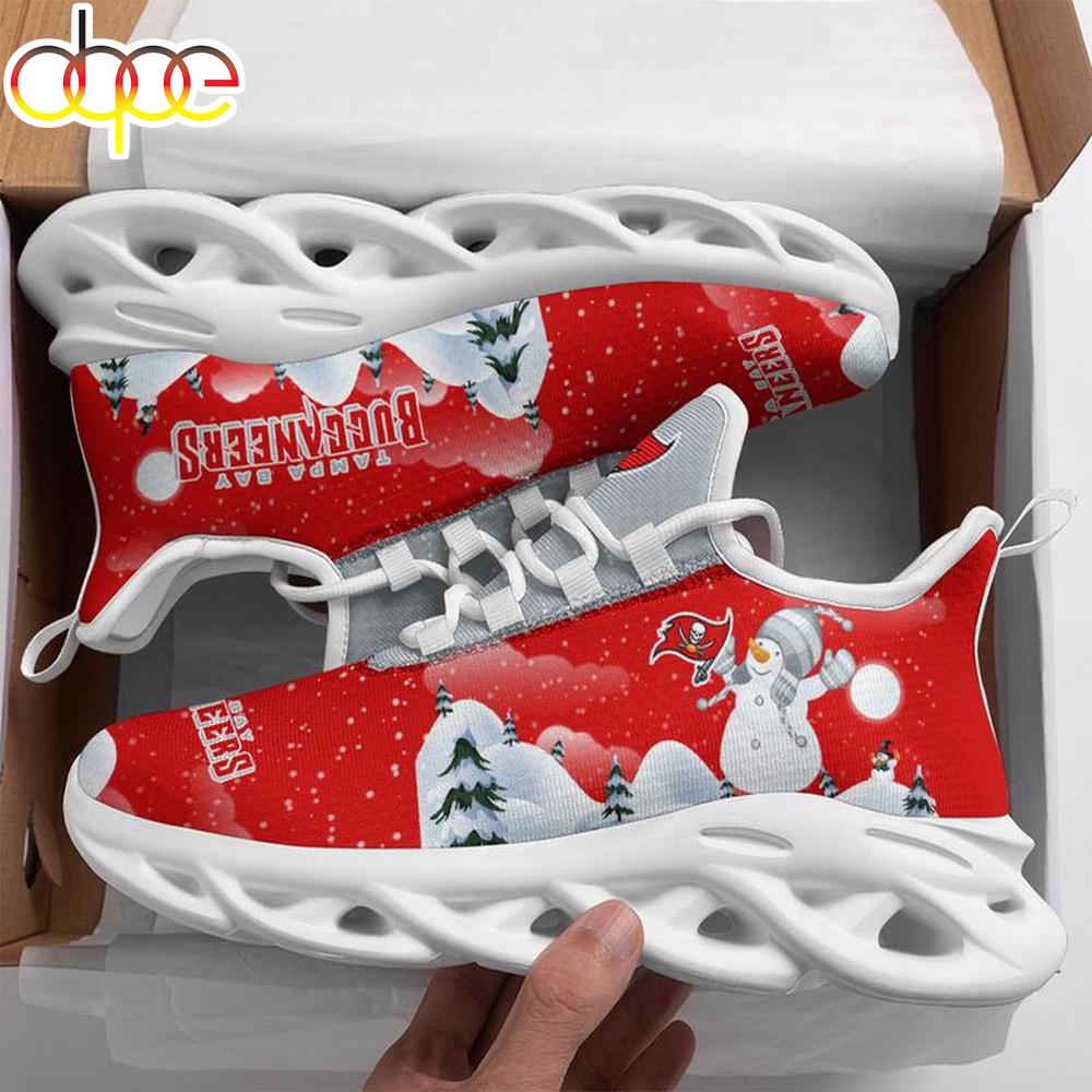 Sportswearmerch Tampa Bay Buccaneers NFL Christmas Snowman Max Soul Shoes Sneakers For Men And Women
