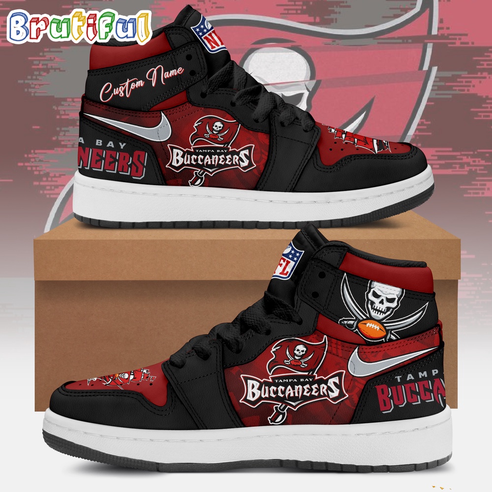Sportswearmerch Tampa Bay Buccaneers NFL Creamsicles AJ1 High Sneakers Shoes For Men And Women
