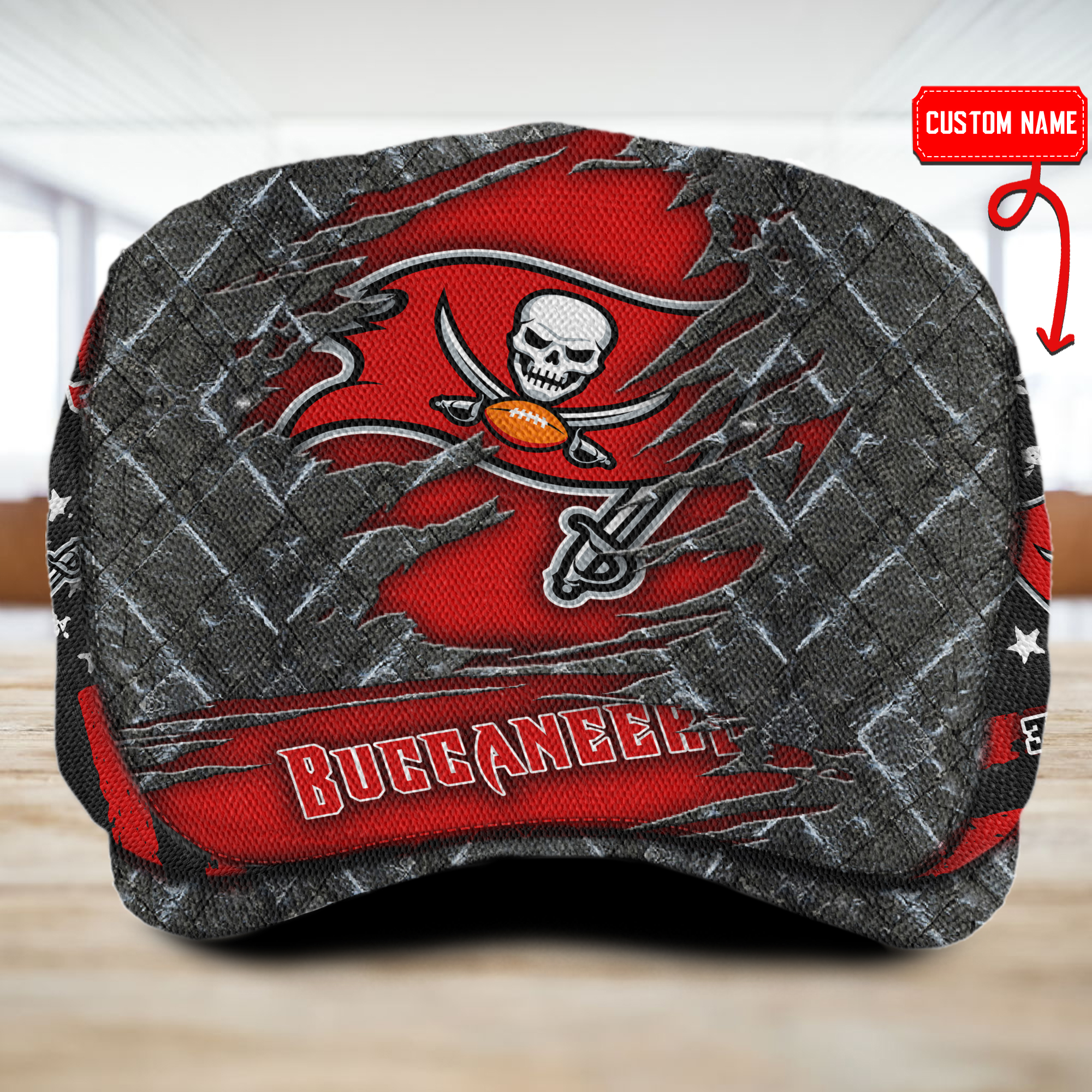 Sportswearmerch Tampa Bay Buccaneers NFL Flat Cap For Fan