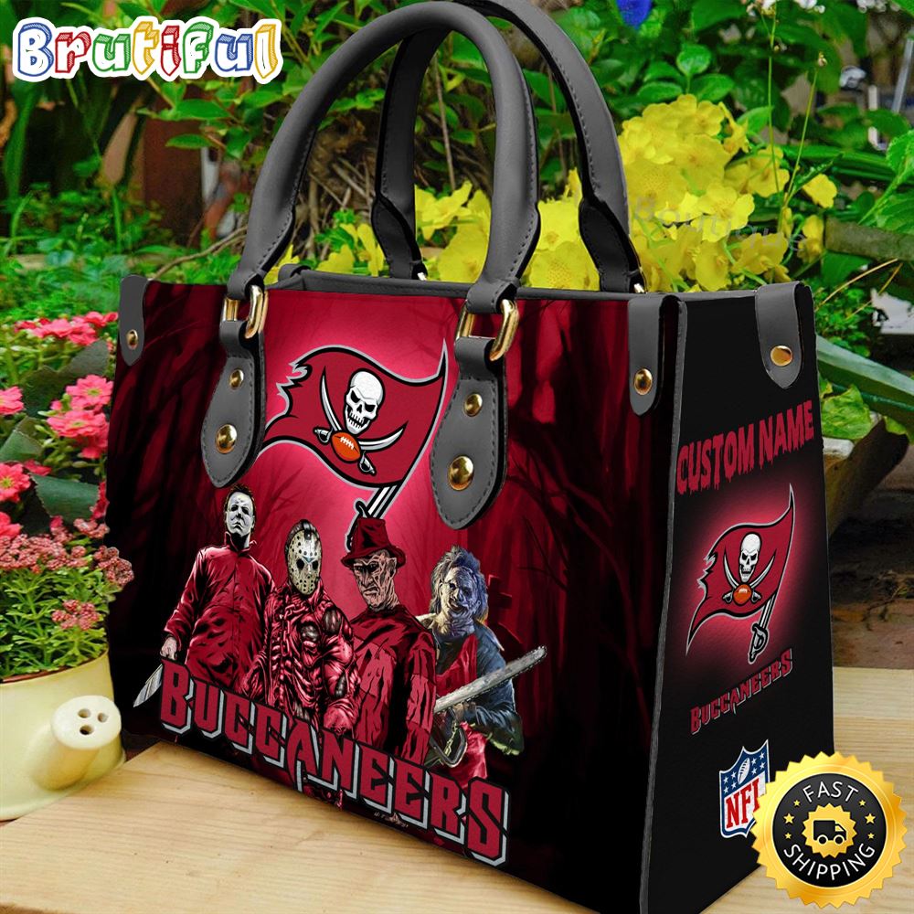 Sportswearmerch Tampa Bay Buccaneers NFL Halloween Leather Handbag For Fan