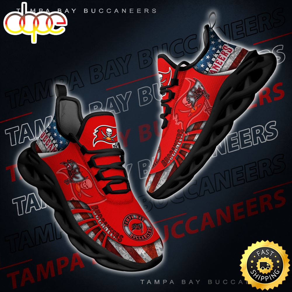 Sportswearmerch Tampa Bay Buccaneers NFL Max Soul Shoes Sneakers For Men And Women